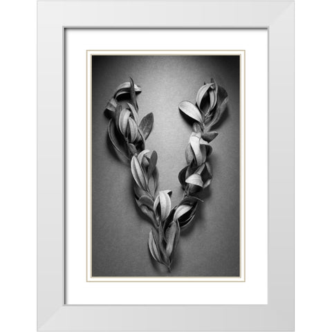 Victory White Modern Wood Framed Art Print with Double Matting by Rosenthal, Berry