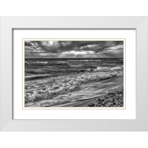 Hollywood Beach Florida  I White Modern Wood Framed Art Print with Double Matting by Kearney, Franklin