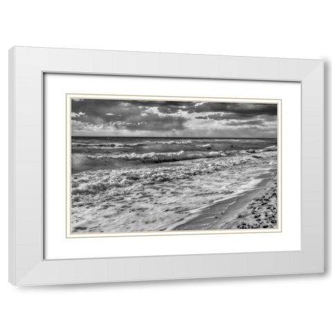 Hollywood Beach Florida  III White Modern Wood Framed Art Print with Double Matting by Kearney, Franklin