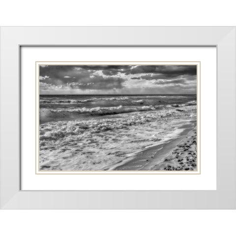 Hollywood Beach Florida  III White Modern Wood Framed Art Print with Double Matting by Kearney, Franklin