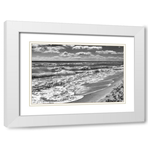 Hollywood Beach Florida  IV White Modern Wood Framed Art Print with Double Matting by Kearney, Franklin