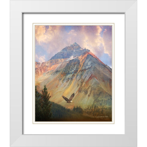 In the Southern San Juan Mountains White Modern Wood Framed Art Print with Double Matting by Vest, Chris