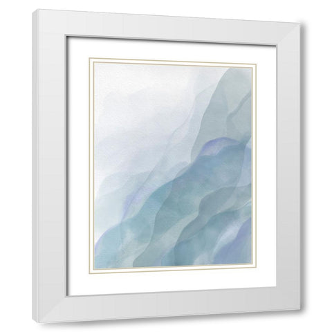 A Misty Morning I White Modern Wood Framed Art Print with Double Matting by Surma And Guillen