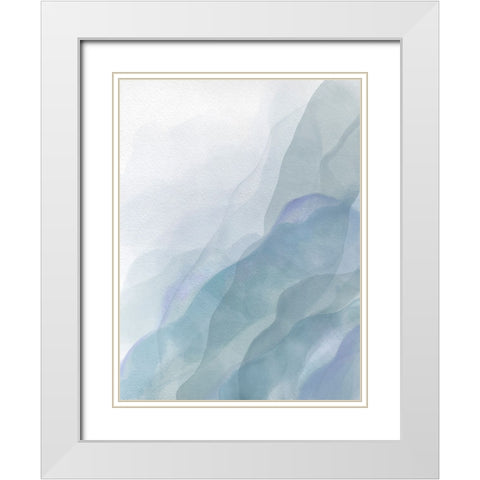 A Misty Morning I White Modern Wood Framed Art Print with Double Matting by Surma And Guillen