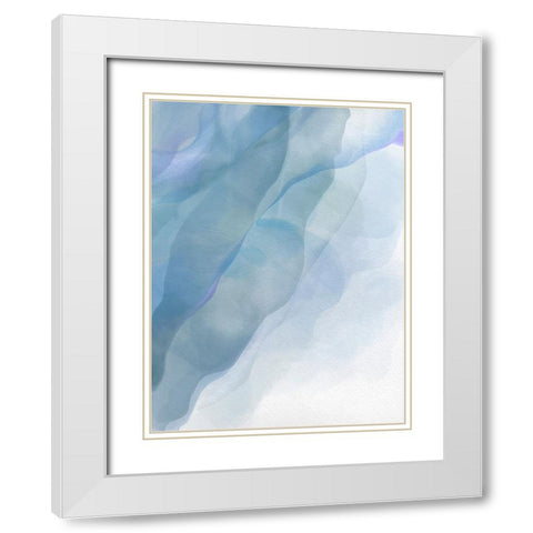 A Misty Morning II White Modern Wood Framed Art Print with Double Matting by Surma And Guillen