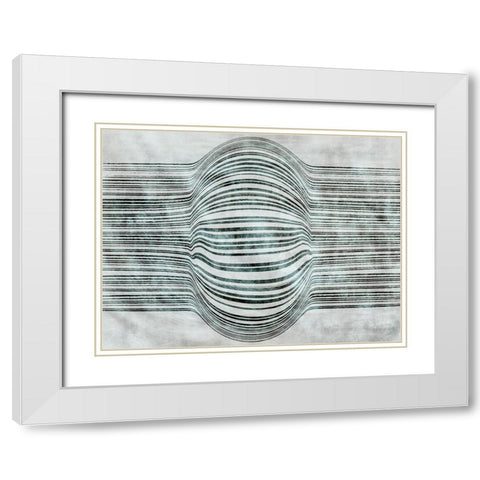 Forme voluptueuse White Modern Wood Framed Art Print with Double Matting by Surma And Guillen