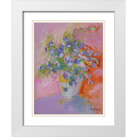 Cup Runneth Over White Modern Wood Framed Art Print with Double Matting by Fagan, Dorothy