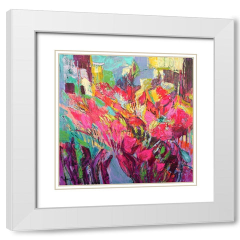 Sacred Body Mine White Modern Wood Framed Art Print with Double Matting by Fagan, Dorothy