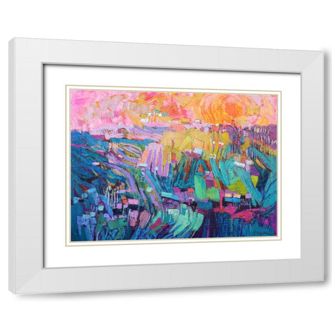 Mountain Dream White Modern Wood Framed Art Print with Double Matting by Fagan, Dorothy