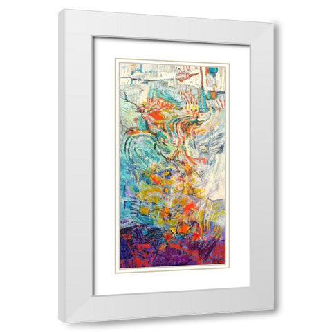 Stairway From Heaven  I White Modern Wood Framed Art Print with Double Matting by Fagan, Dorothy