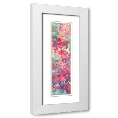 Promise Me a Rose Garden  I White Modern Wood Framed Art Print with Double Matting by Fagan, Dorothy