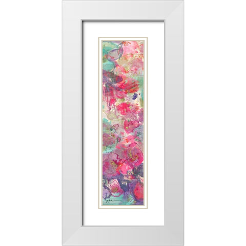 Promise Me a Rose Garden  I White Modern Wood Framed Art Print with Double Matting by Fagan, Dorothy