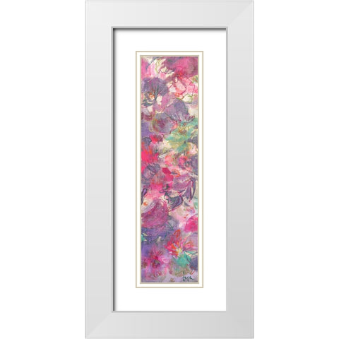 Promise Me a Rose Garden  II White Modern Wood Framed Art Print with Double Matting by Fagan, Dorothy
