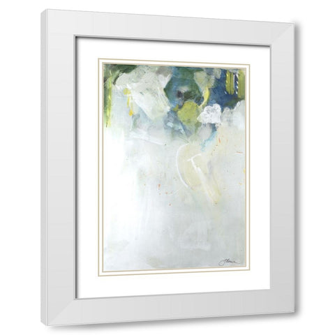 Reaching Higher II White Modern Wood Framed Art Print with Double Matting by Combs, Joyce