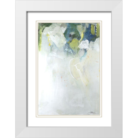 Reaching Higher II White Modern Wood Framed Art Print with Double Matting by Combs, Joyce