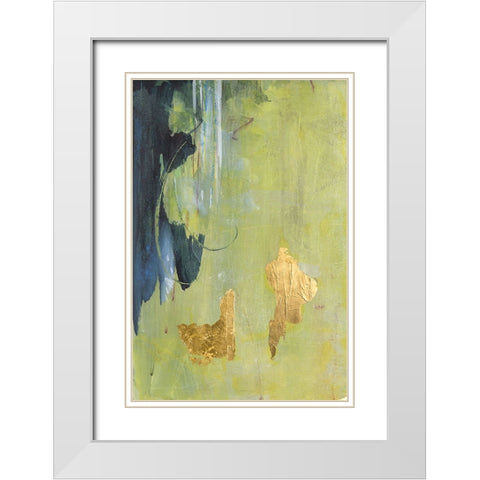 Embellished Seeking Wisdom I White Modern Wood Framed Art Print with Double Matting by Combs, Joyce