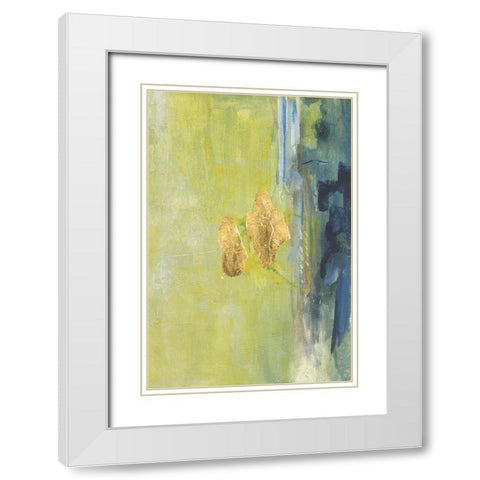 Embellished Seeking Wisdom II White Modern Wood Framed Art Print with Double Matting by Combs, Joyce