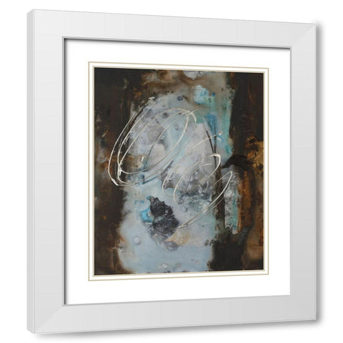 Embellished Dream I White Modern Wood Framed Art Print with Double Matting by Combs, Joyce