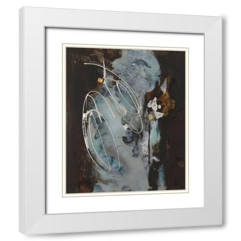 Embellished Dream II White Modern Wood Framed Art Print with Double Matting by Combs, Joyce
