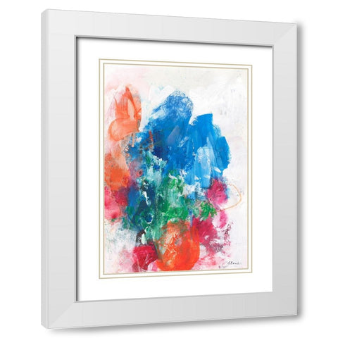 An Early Spring I White Modern Wood Framed Art Print with Double Matting by Combs, Joyce