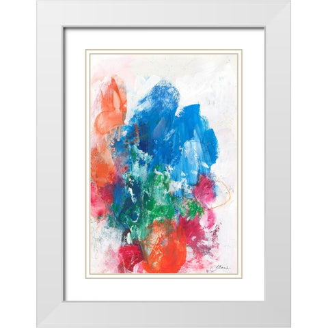 An Early Spring I White Modern Wood Framed Art Print with Double Matting by Combs, Joyce