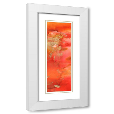 Higher Emotions II White Modern Wood Framed Art Print with Double Matting by Combs, Joyce
