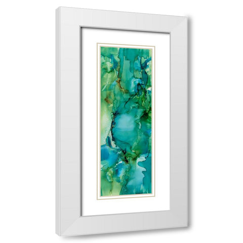 Cool Forever II White Modern Wood Framed Art Print with Double Matting by Combs, Joyce