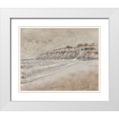 Rain Squall I White Modern Wood Framed Art Print with Double Matting by OToole, Tim