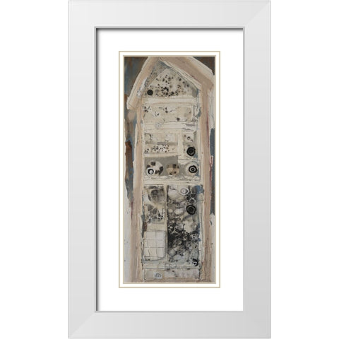 Honey Bee House II White Modern Wood Framed Art Print with Double Matting by Ferrell, Erin McGee