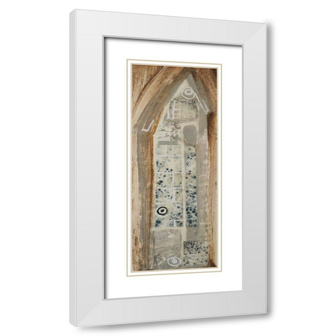 Honey Bee House V White Modern Wood Framed Art Print with Double Matting by Ferrell, Erin McGee