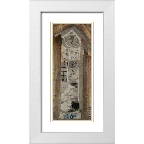 Honey Bee House VII White Modern Wood Framed Art Print with Double Matting by Ferrell, Erin McGee