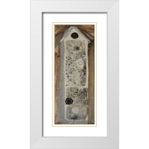 Honey Bee House VIII White Modern Wood Framed Art Print with Double Matting by Ferrell, Erin McGee