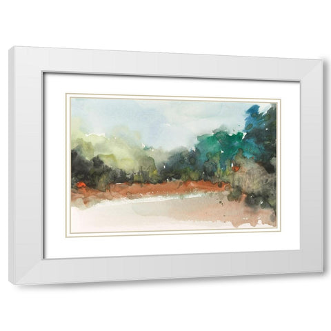 Rugged Terrain Moment I White Modern Wood Framed Art Print with Double Matting by Dixon, Samuel