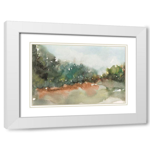 Rugged Terrain Moment II White Modern Wood Framed Art Print with Double Matting by Dixon, Samuel