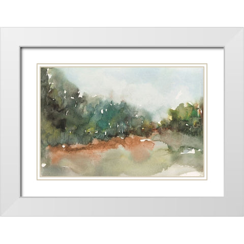 Rugged Terrain Moment II White Modern Wood Framed Art Print with Double Matting by Dixon, Samuel