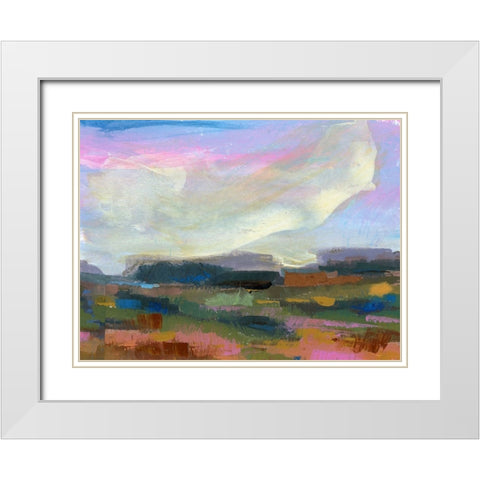 Gods Country  I White Modern Wood Framed Art Print with Double Matting by Quin, Marabeth