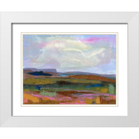 Gods Country  II White Modern Wood Framed Art Print with Double Matting by Quin, Marabeth