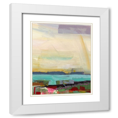 Open Roads I White Modern Wood Framed Art Print with Double Matting by Quin, Marabeth
