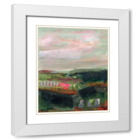 Open Roads II White Modern Wood Framed Art Print with Double Matting by Quin, Marabeth