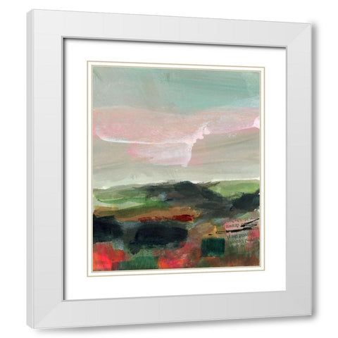 Open Roads III White Modern Wood Framed Art Print with Double Matting by Quin, Marabeth