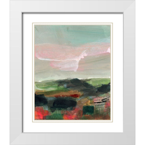 Open Roads III White Modern Wood Framed Art Print with Double Matting by Quin, Marabeth