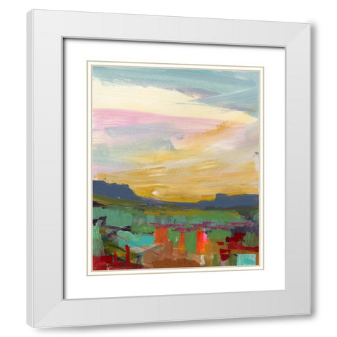Open Roads IV White Modern Wood Framed Art Print with Double Matting by Quin, Marabeth