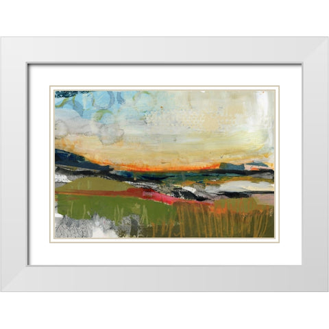The Long Way Home I White Modern Wood Framed Art Print with Double Matting by Quin, Marabeth