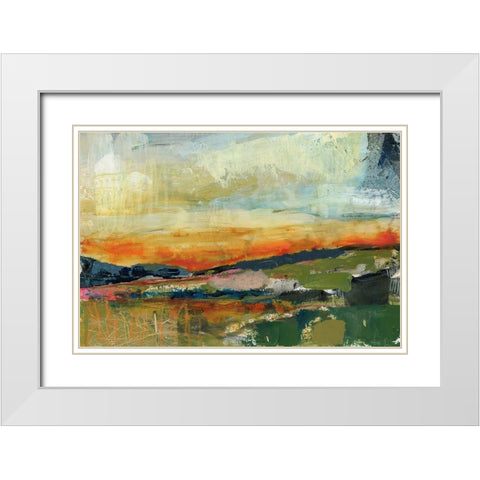 The Long Way Home II White Modern Wood Framed Art Print with Double Matting by Quin, Marabeth