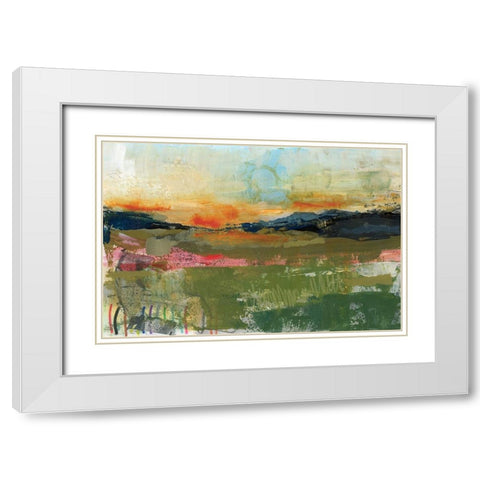 The Long Way Home III White Modern Wood Framed Art Print with Double Matting by Quin, Marabeth