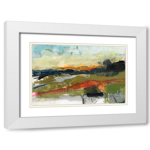 The Long Way Home IV White Modern Wood Framed Art Print with Double Matting by Quin, Marabeth