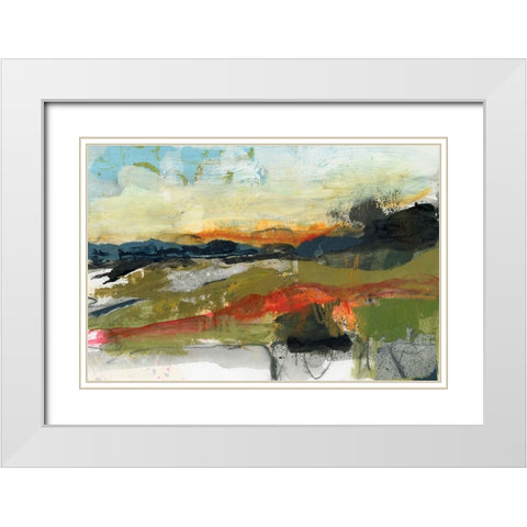 The Long Way Home IV White Modern Wood Framed Art Print with Double Matting by Quin, Marabeth