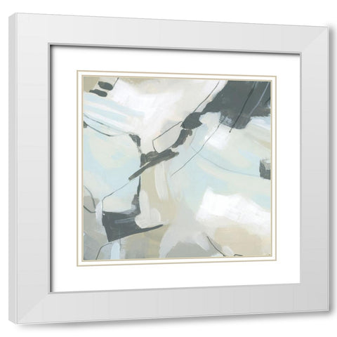 Shadow Cycle II White Modern Wood Framed Art Print with Double Matting by Vess, June Erica