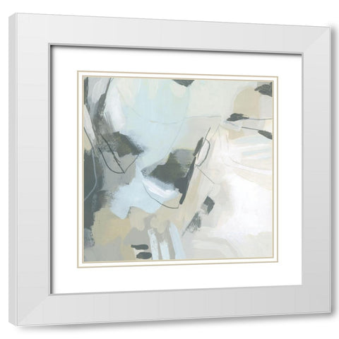 Shadow Cycle IV White Modern Wood Framed Art Print with Double Matting by Vess, June Erica