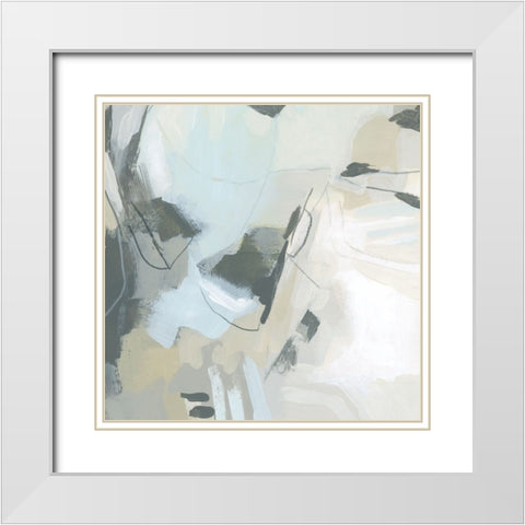 Shadow Cycle IV White Modern Wood Framed Art Print with Double Matting by Vess, June Erica